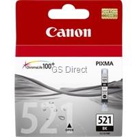 Canon Tinte Foto schwarz CLI521BK  2933B001