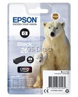 Epson Tinte schwarz Photo 26  T261140