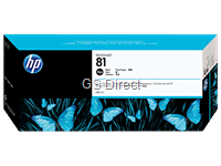 HP Tinte schwarz 81  C4930A