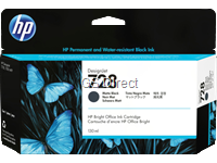 HP Tinte black matt schwarz 728  3WX25A