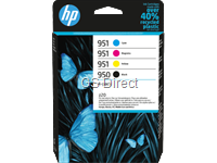 HP Tintenset CMYK 950 + 951  6ZC65AE
