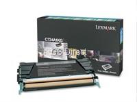 Lexmark Toner schwarz C734A1KG 