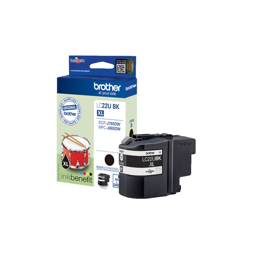 Brother Tinte schwarz LC22UBK