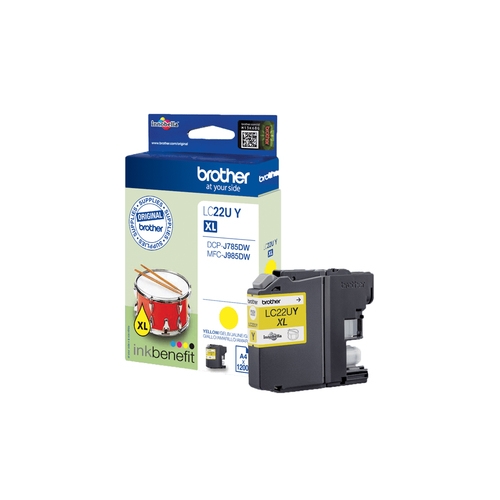 Brother Tinte yellow LC22UY