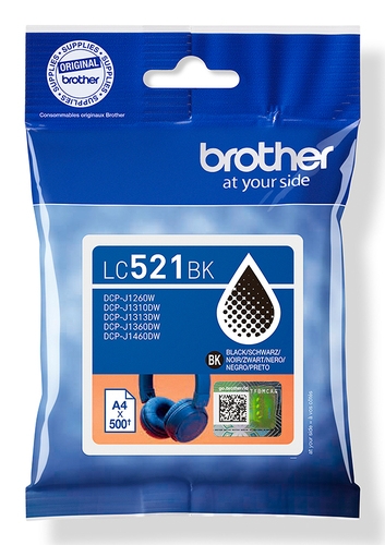 Brother Tinte schwarz LC521BK