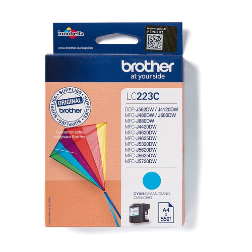 Brother Tinte cyan LC223C 