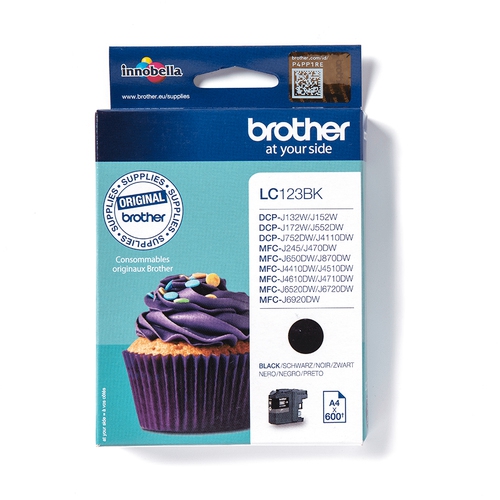 Brother Tinte schwarz LC123BK 