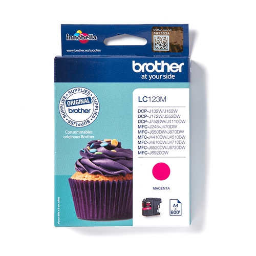 Brother Tinte magenta LC123M 