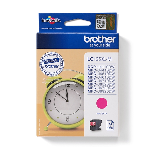 Brother Tinte magenta LC125XLM 