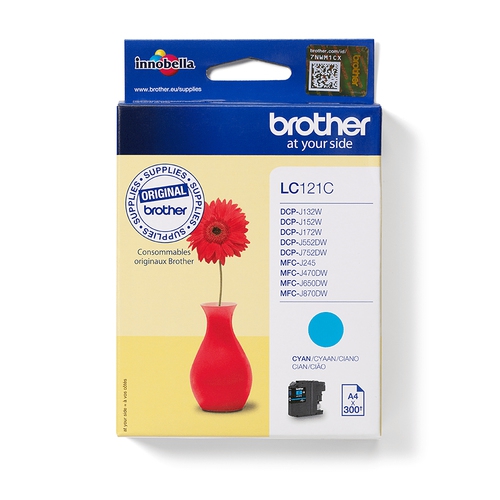 Brother Tinte cyan LC121C 