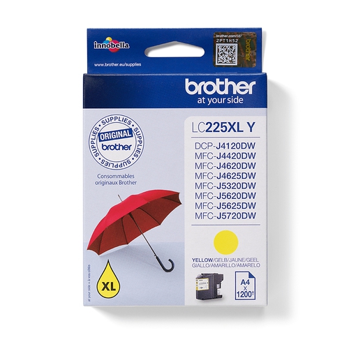 Brother Tinte yellow LC225XLY 