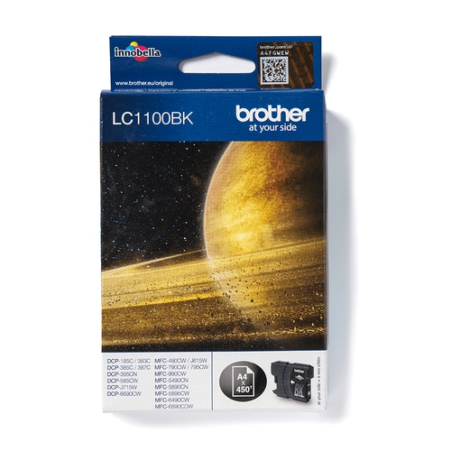 Brother Tinte schwarz LC1100BK 
