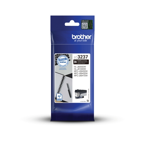 Brother Tinte schwarz LC3237BK