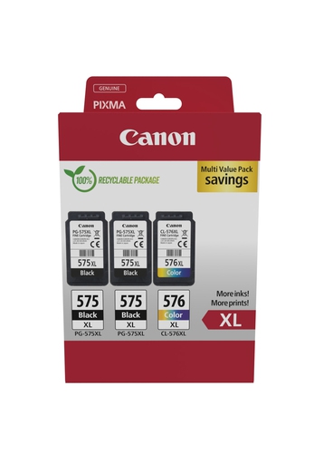 Canon Tintenset 2 x PG575XL + 1 xCL576XL  5437C004