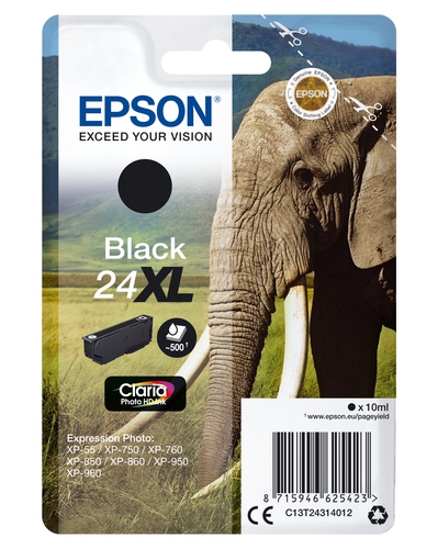 Epson Tinte 24 XL schwarz C13T24314012