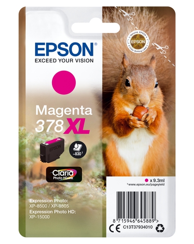 Epson Tinte 378 XL magenta C13T37934010