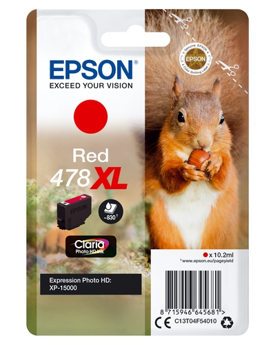 Epson Tinte 478 XL rot C13T04F54010