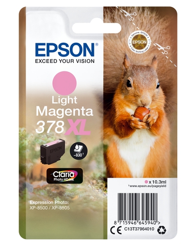 Epson Tinte 378 XL light magenta C13T37964010 
