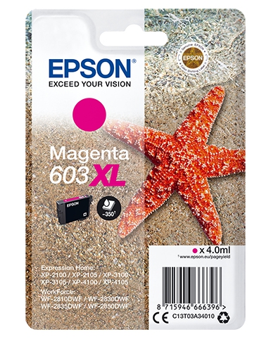 Epson Tinte magenta 603XL T03A34010
