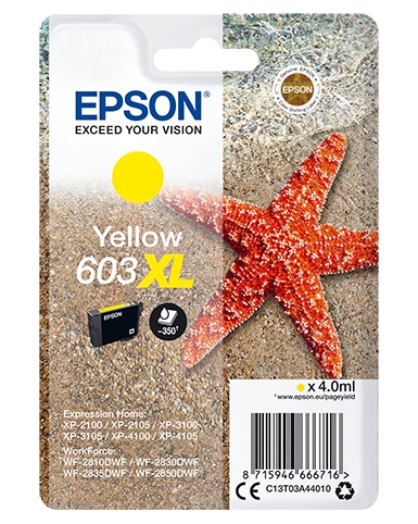 Epson Tinte yellow 603XL T03A44010