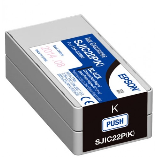 Epson Tinte schwarz SJIC22P  S020601