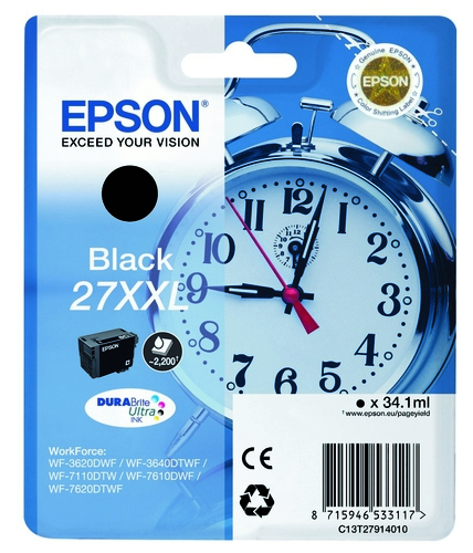 Epson Tinte schwarz 27XXL  T279140