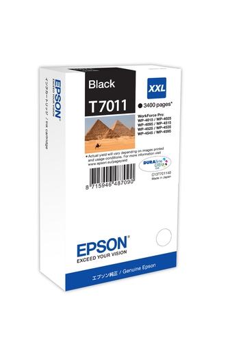 Epson Tinte schwarz XXL T7011 T701140  