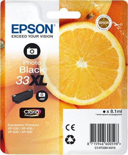 Epson Tinte schwarz Photo 33XL  T336140