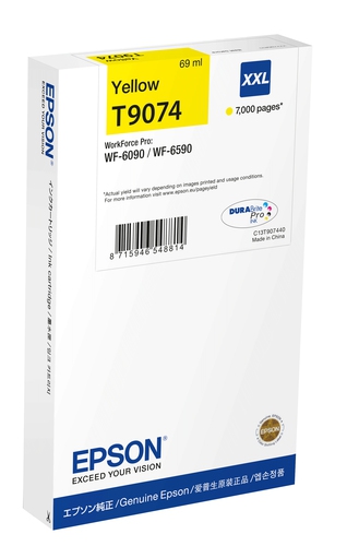 Epson Tinte yellow T9074 XXL  T907440