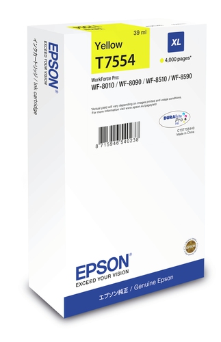 Epson Tinte yellow T7554XL  T755440