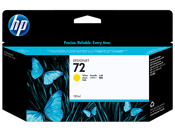 HP Tinte yellow 72  C9373A