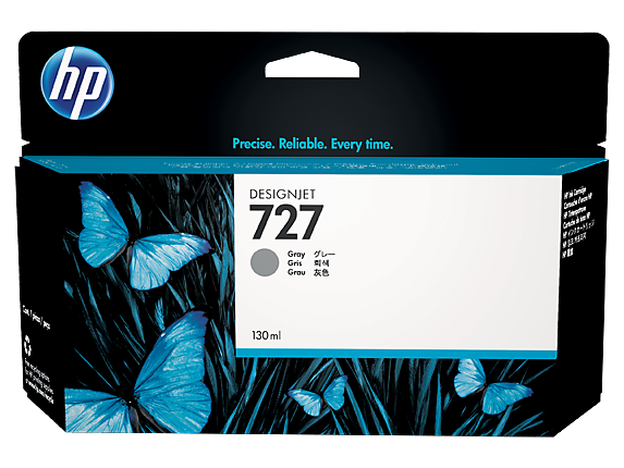 HP Tinte grau 727  B3P24A