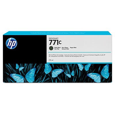 HP Tinte schwarz-matt 771C  B6Y07A