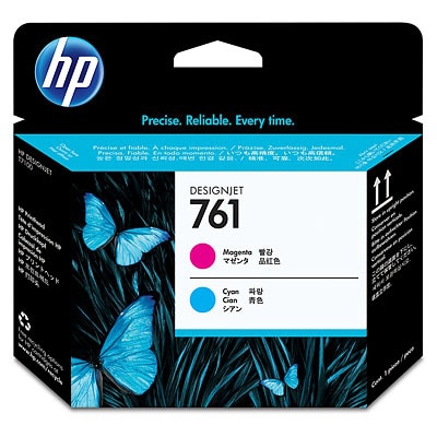HP Druckkopf magenta/cyan 761  CH646A