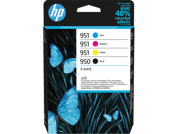 HP Tintenset CMYK 950 + 951  6ZC65AE