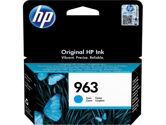 HP Tinte cyan 963  3JA23AE