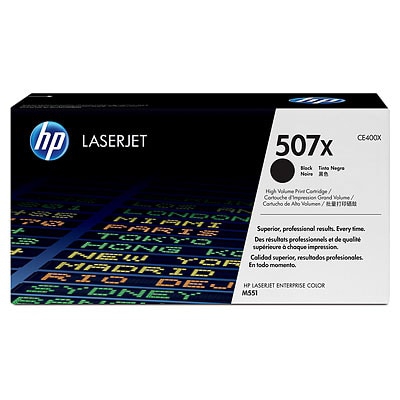 HP Toner schwarz 507X  CE400X