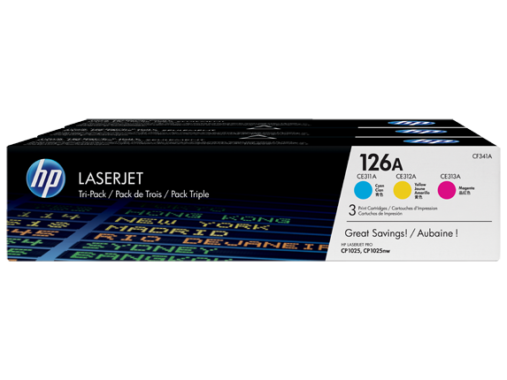 HP Toner Multipack 126A  CF341A