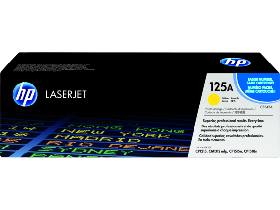 HP Toner yellow 125A  CB542A