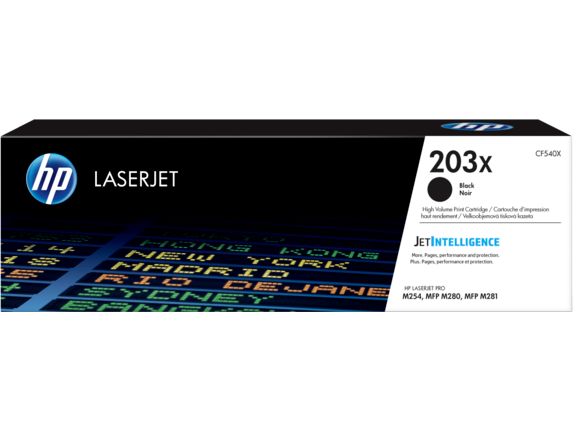 HP Toner schwarz 203X  CF540X