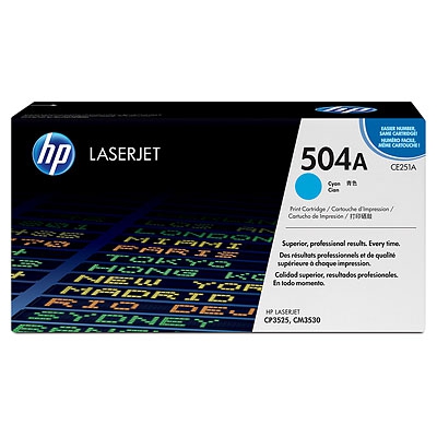 HP Toner cyan 504A  CE251A