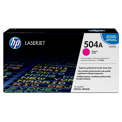 HP Toner magenta 504A  CE253A