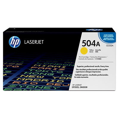 HP Toner yellow 504A  CE252A