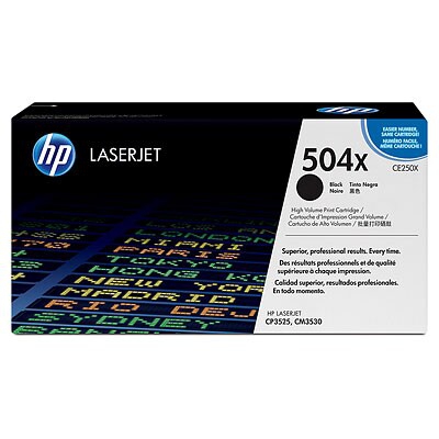 HP Toner schwarz 504X  CE250X