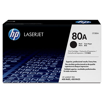HP Toner schwarz 80A  CF280A