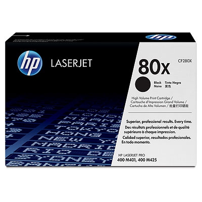 HP Toner schwarz 80X  CF280X