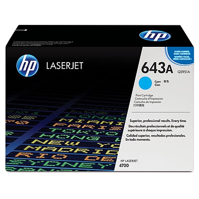 HP Toner cyan 643A  Q5951A