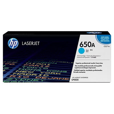 HP Toner cyan 650A  CE271A