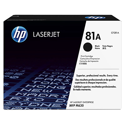 HP Toner schwarz 81A  CF281A