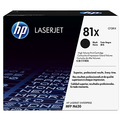 HP Toner schwarz 81X  CF281X